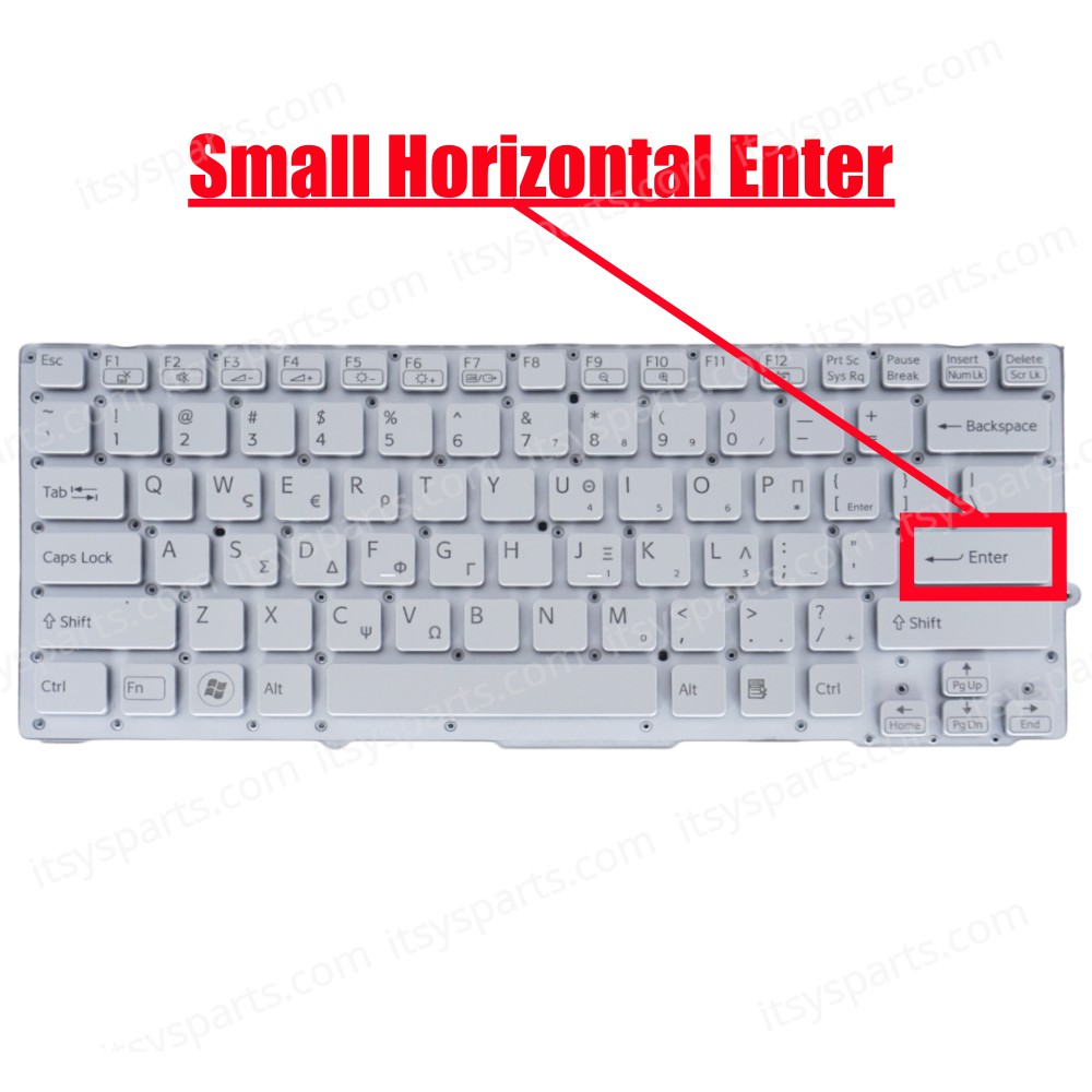 Greek Laptop Keyboard for Sony Vaio VPCSA VPCSB VPCSC VPCSD PCG-41218M 148949681 9Z.N6BBF.001 GR Backlight Silver ( SKU.40594GRSILVERNOFRAME )