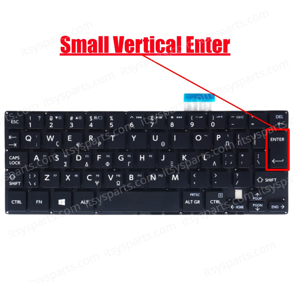 Greek Laptop Keyboard for Toshiba Satellite Click Mini L9W L9W-B L9W-B-102 TO182-UK-P V145046AK1 AETI7500010 (SKU.40596GRNOFRAME)