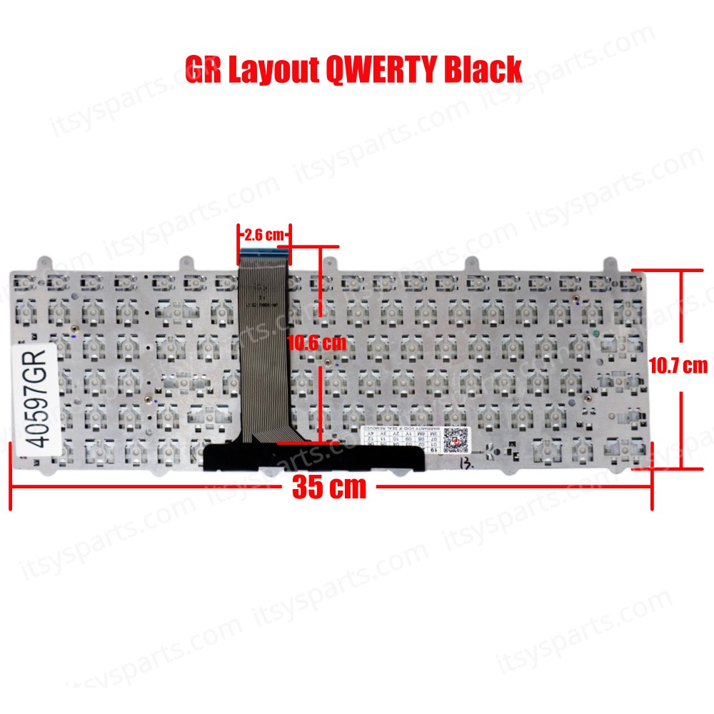 Greek Laptop Keyboard for DNS Hasee K680 K780 K680C K680S K770E K780E K780G X58F(SKU.40597GR)