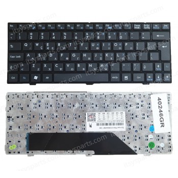 Greek Keyboard  MSI WIND U135  U135DX U160DX V103622AS1 S1N-1EUK341-SA0 V103622AK1 Notebook Uk Layout with Frame (Ref.40246GR)