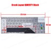 Greek Keyboard  MSI WIND U135  U135DX U160DX V103622AS1 S1N-1EUK341-SA0 V103622AK1 Notebook Uk Layout with Frame (Ref.40246GR)