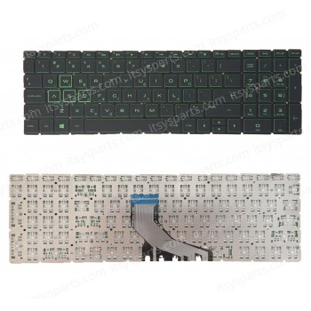 Keyboard Laptop HP 250 G7 255 G7 15-DA 15-DB 9Z.NEZSC.40U 6MP21ES#ABU 9Z.NEZSC.401 PK1329l1C00 TPN-C135 17-por TPN-C136 250 G7/255 G7/256 G7 7J1880 L20386-001 GREEK No Frame Layout keyboard (Ref.40549GRGREEN)