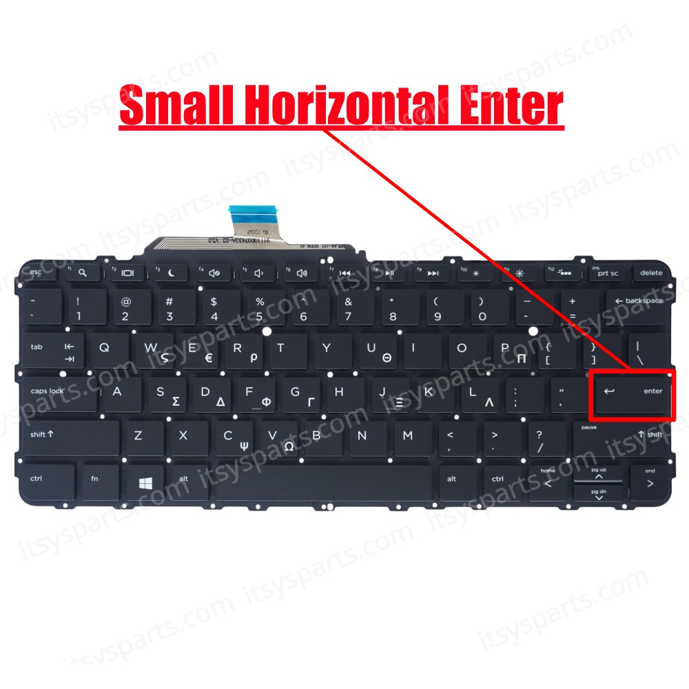 Keyboard Greek Keyboard Laptop HP Elitebook folio G1(Ref.40600GRBACKLIT)