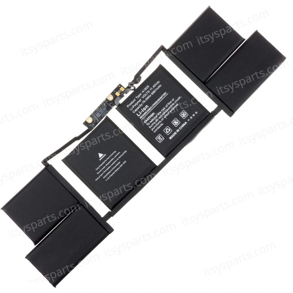 Laptop Battery - Battery for Apple MacBook Pro A1707 A1820 020-01728 6667mAh 11.4V OEM (Ref.-1-BAT0225) Laptop Battery - Battery for Apple MacBook Pro A1707 A1820 020-01728 6667mAh 11.4V OEM (Ref.-1-BAT0225)