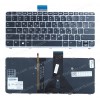 Laptop Keyboard - Keyboard for HP Elitebook Folio 1020 G1 1020 G2 752962-001 Laptop Silver (Ref.40339GR)