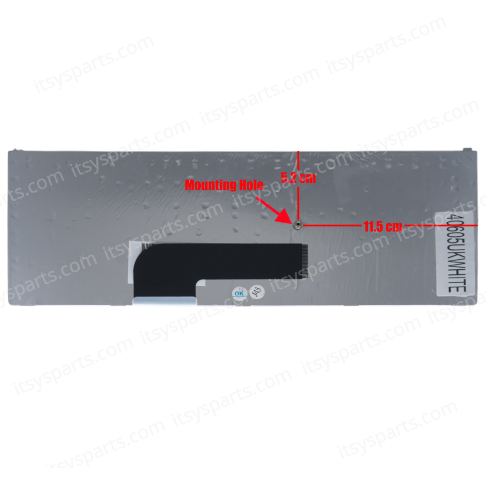 Laptop Keyboard Sony Vaio VGN-N SERIES 81-31105001-24 - K070278B1 UK white Layout Keyboard (Ref.40605UKWHITE)