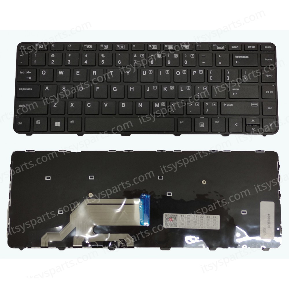 Keyboard - Keyboard Laptop HP PROBOOK 430 G3 440 G3 445 G3 446 G3 446 G3 640 G2 (Ref.40602US)