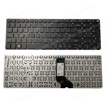 Keyboard Laptop - Keyboard for Laptop Acer Aspire E5-520 E5-532 E5-550 E5-573 E5-570 E5-722 E5-770 F5-521 F5-571 F5-570 K50-10 V3-574 V3-575 V5-591 VN7-572 VN7-792 TravelMate P257 P258 P277 P278 (Ref. 40411UK)