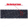 Keyboard Laptop - Keyboard for Laptop Acer Aspire E5-520 E5-532 E5-550 E5-573 E5-570 E5-722 E5-770 F5-521 F5-571 F5-570 K50-10 V3-574 V3-575 V5-591 VN7-572 VN7-792 TravelMate P257 P258 P277 P278 (Ref. 40411UK)