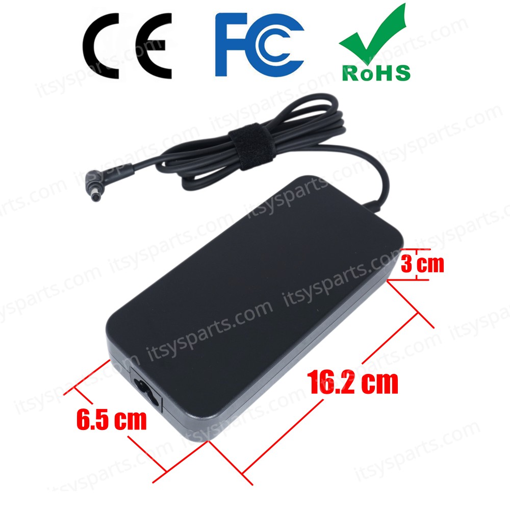 Laptop Power Supply - AC Adapter Charger Asus ROG G750JM G751JM G750JS G75 19.5V 9.23A 180W 6.0*3.7 PIN - OEM (Ref.60190)