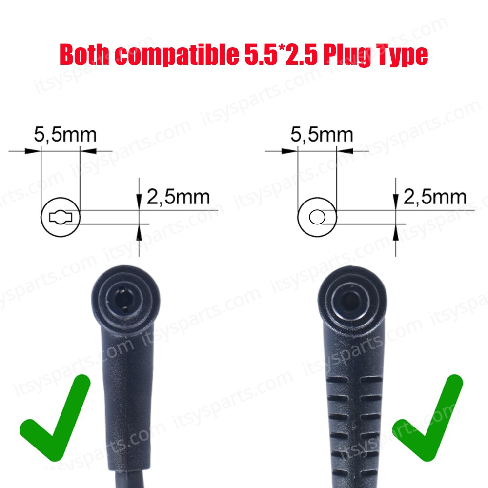 Laptop Power Supply - AC Adapter Charger Delta ADP-230EB T 19.5V 11.8A 230W ADP-230EB T size connector 5.5*2.5mm - OEM (Ref.60209)