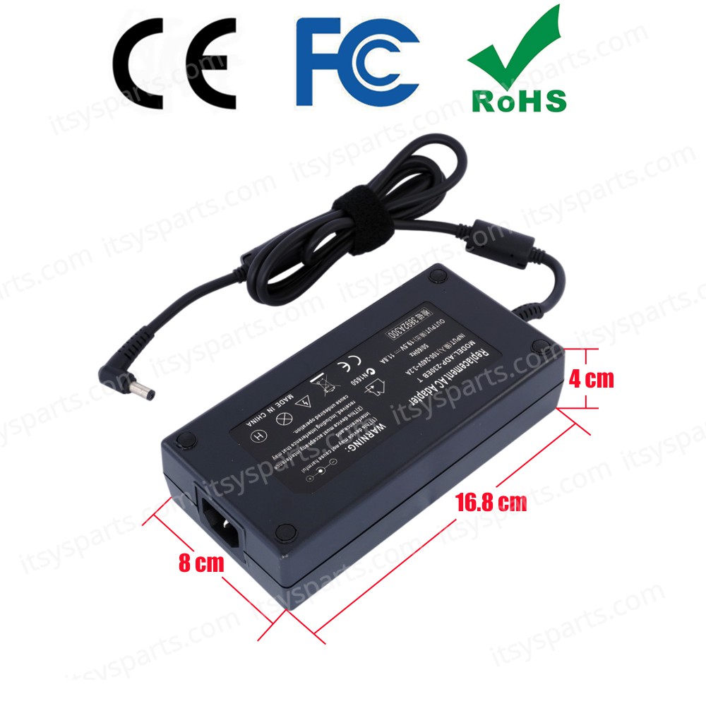 Laptop Power Supply - AC Adapter Charger Delta ADP-230EB T 19.5V 11.8A 230W ADP-230EB T size connector 5.5*2.5mm - OEM (Ref.60209)