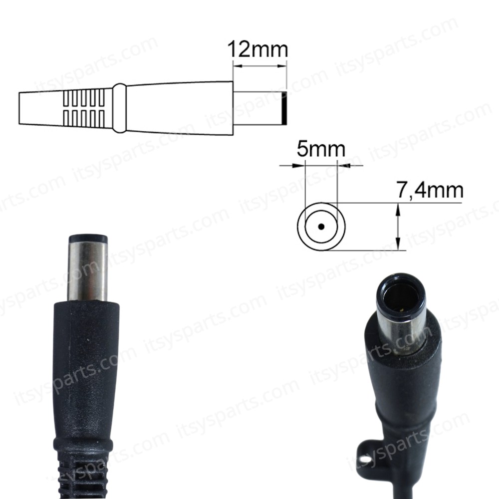 Laptop Power Supply - AC Adapter Charger HP HSTNN-HA09 609919-001 19V 7.89A 150W 7.4x5.0mm OEM (Ref.60218)