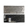 Keyboard Laptop Hp Spectre Pro x360 G1 Hp Spectre x360 13-4021CA Spectre x360 13-4105na Spectre x360 13-4107la 834589-001 Spectre x360 13-4013nb Spectre x360 13-4101nl OEM (Ref.40481USSILVERACKLIT)