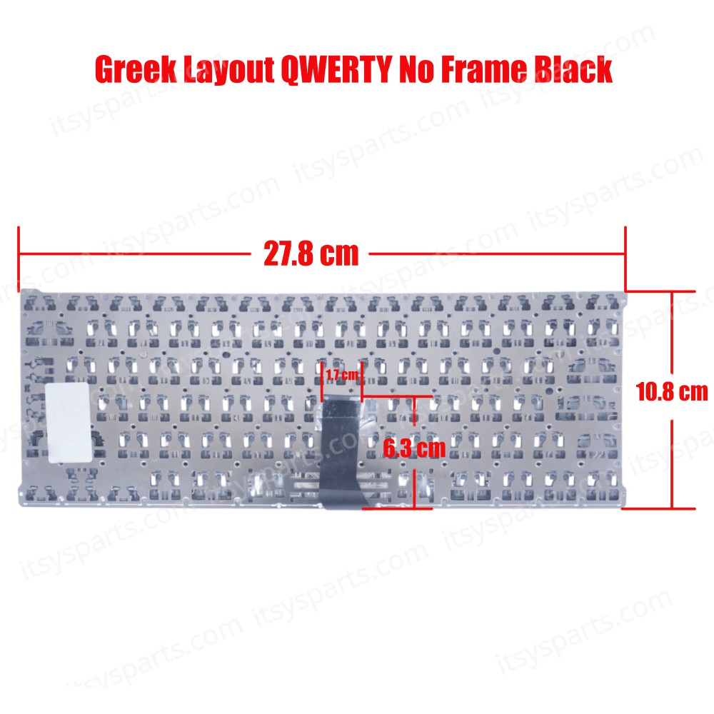 Greek Laptop Keyboard for Apple Macbook Air 13" A1369 A1466 MC503 MC503LL/A MC504 MC504LL/A MC965 MC965LL/A MC966 MC966LL/A MD231 MD231LL/A MD232 MD232LL/A MD760 MD760LL/A MD761 MD761LL/A GR (SKU.40167GR) Greek Laptop Keyboard for Apple Macbook Air 13" A1369 A1466 MC503 MC503LL/A MC504 MC504LL/A MC965 MC965LL/A MC966 MC966LL/A MD231 MD231LL/A MD232 MD232LL/A MD760 MD760LL/A MD761 MD761LL/A GR (SKU.40167GR)