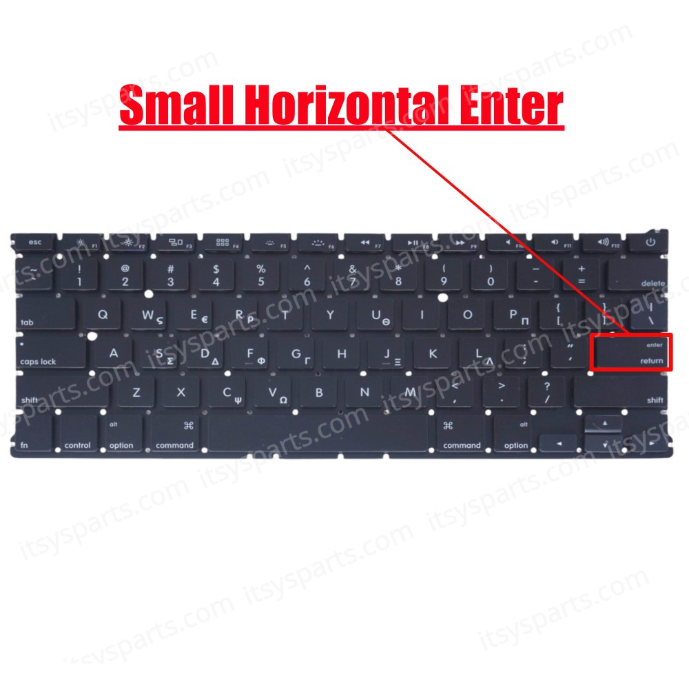 Greek Laptop Keyboard for Apple Macbook Air 13" A1369 A1466 MC503 MC503LL/A MC504 MC504LL/A MC965 MC965LL/A MC966 MC966LL/A MD231 MD231LL/A MD232 MD232LL/A MD760 MD760LL/A MD761 MD761LL/A GR (SKU.40167GR) Greek Laptop Keyboard for Apple Macbook Air 13" A1369 A1466 MC503 MC503LL/A MC504 MC504LL/A MC965 MC965LL/A MC966 MC966LL/A MD231 MD231LL/A MD232 MD232LL/A MD760 MD760LL/A MD761 MD761LL/A GR (SKU.40167GR)