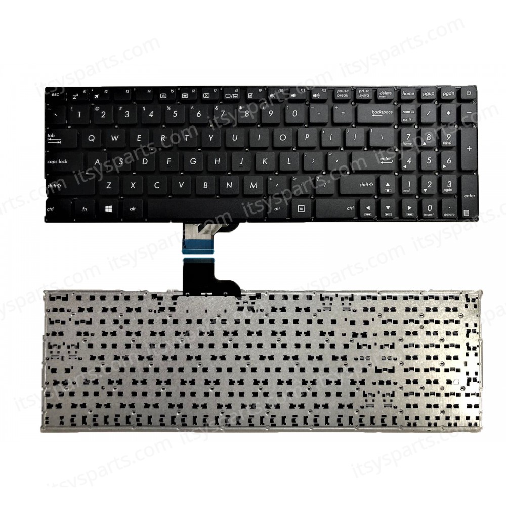 Laptop Keyboard for ASUS UX510UA IT UK laptop keyboard 0KNB0-6722IT00 9Z.ND2PU.00E UX510 UX510UW UX510U UX510UX V510UX UX510UW-RB71, UX510UX-NH74 V510U OEM (Ref.40609USNOFRAME)