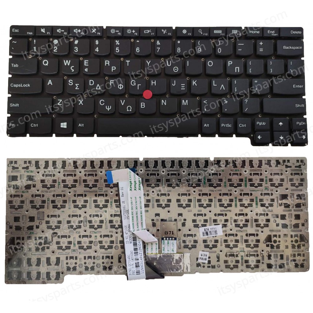 Keyboard Greek Laptop - Greek Keyboard for Lenovo Thinkpad Helix Ultrabook X1 11.6