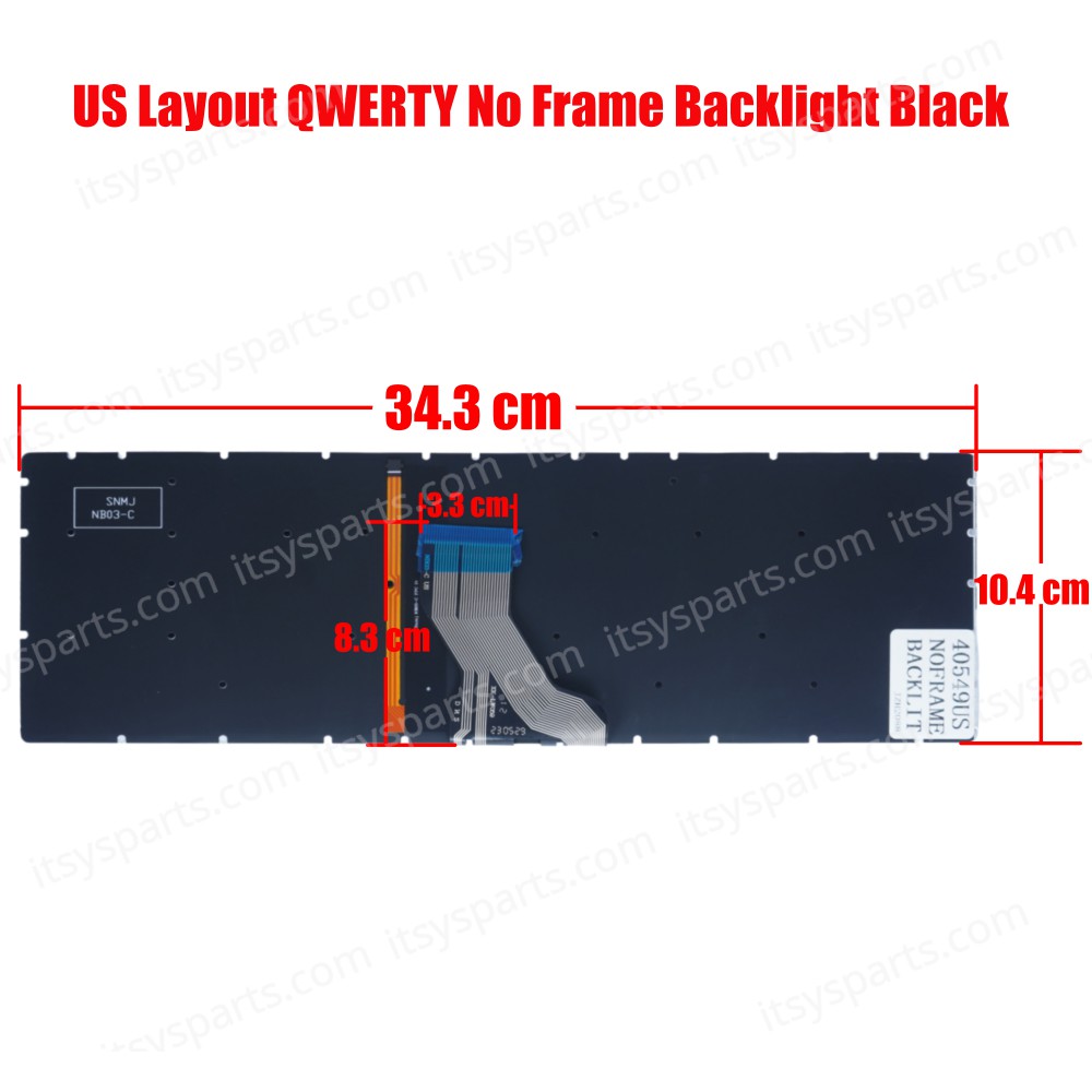 Keyboard Laptop HP 250 G7 255 G7 15-DA 15-DB 9Z.NEZSC.40U 6MP21ES#ABU 9Z.NEZSC.401 PK1329l1C00 TPN-C135 17-por TPN-C136 250 G7/255 G7/256 G7 7J1880 L20386-001 No Frame Layout keyboard (Ref.40549USNOFRAMEBACKLIT)
