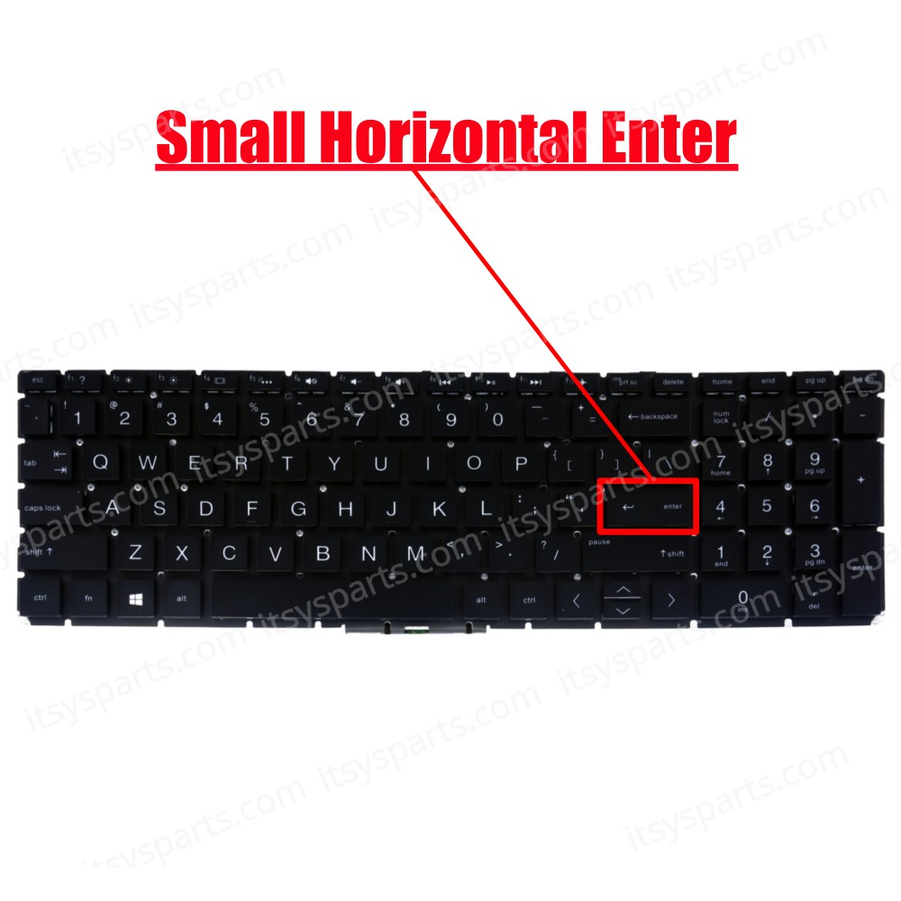 Keyboard Laptop HP 250 G7 255 G7 15-DA 15-DB 9Z.NEZSC.40U 6MP21ES#ABU 9Z.NEZSC.401 PK1329l1C00 TPN-C135 17-por TPN-C136 250 G7/255 G7/256 G7 7J1880 L20386-001 No Frame Layout keyboard (Ref.40549USNOFRAMEBACKLIT)