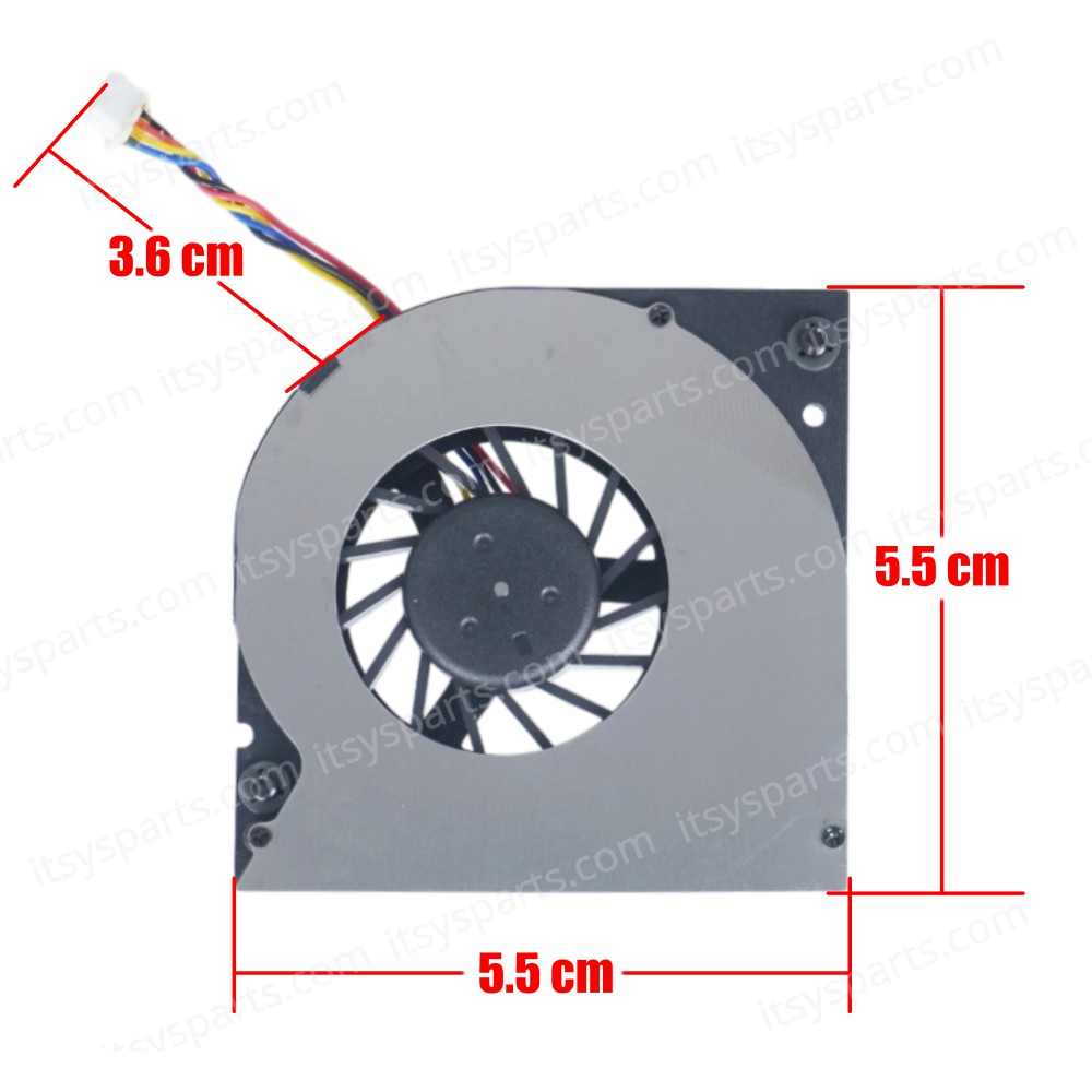 Laptop Fan - CPU Cooling Fan For Intel NUC Super I7 mini computer BSB05505HP OEM (Ref. 80670)