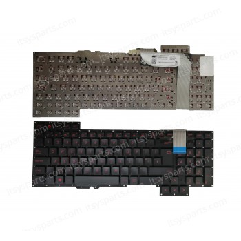 Laptop Keyboard ASUS Rog G751 G751J G751JT G751JL G751JY G751JM G751JL-WH71(WX) G751JT-DH72 G751JT-CH71 G751JT-DB73 (Ref. 40391UKNOFRAME)