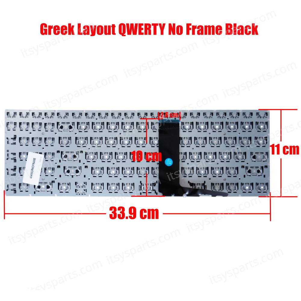 Laptop Keyboard - Keyboard forLenovo IdeaPad 330-15 330-15AST 330-15IGM 330-15IKB 330-15ICH 330-15ARR (Ref.40486GRNOFRAME)
