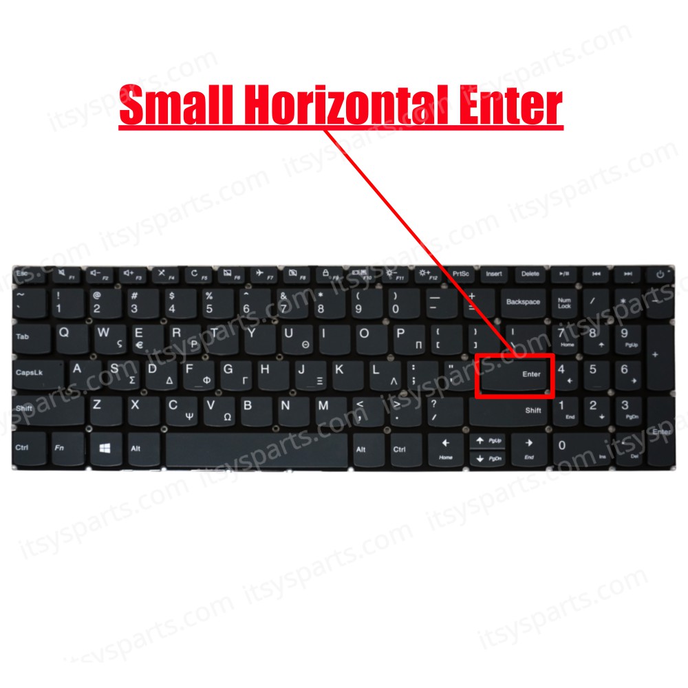 Laptop Keyboard - Keyboard forLenovo IdeaPad 330-15 330-15AST 330-15IGM 330-15IKB 330-15ICH 330-15ARR (Ref.40486GRNOFRAME)