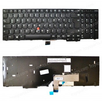 Laptop Keyboard for Lenovo IBM ThinkPad Edge E570 E575 UK Black Keyboard 01AX160 (SKU.40622UK)