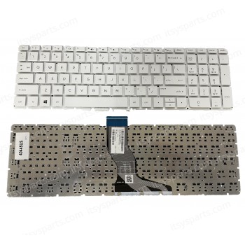 Laptop Keyboard - Keyboard for 17-W252NR 17-W010CA 17-W018CA 17-W023DX 17-W033DX 17-W043DX 17-W047NR (Ref.40445USWHITE)