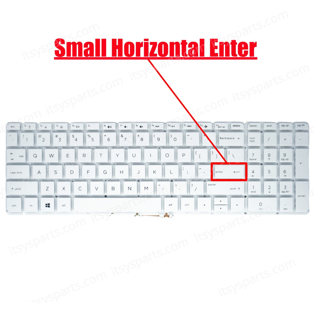 Laptop Keyboard - Keyboard for 17-W252NR 17-W010CA 17-W018CA 17-W023DX 17-W033DX 17-W043DX 17-W047NR (Ref.40445USWHITE)