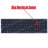 Laptop Keyboard for ASUS UX510UA IT UK laptop keyboard 0KNB0-6722IT00 9Z.ND2PU.00E UX510 UX510UW UX510U UX510UX V510UX UX510UW-RB71, UX510UX-NH74 V510U OEM (Ref.40609UKNOFRAME)