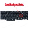 Laptop Keyboard for Dell Latitude 5500 5501 5510 0MMH7V-DFH00 0MMH7V NSK-EX0BC PK132FA1B00 US No Frame Backlight Pointer Black ( SKU.40623USBACKLIT )