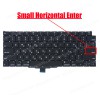 Greek Laptop Keyboard for Apple MacBook Air 13" A2179 2020 EMC 3302 GR No Frame Black ( SKU.40624GR )