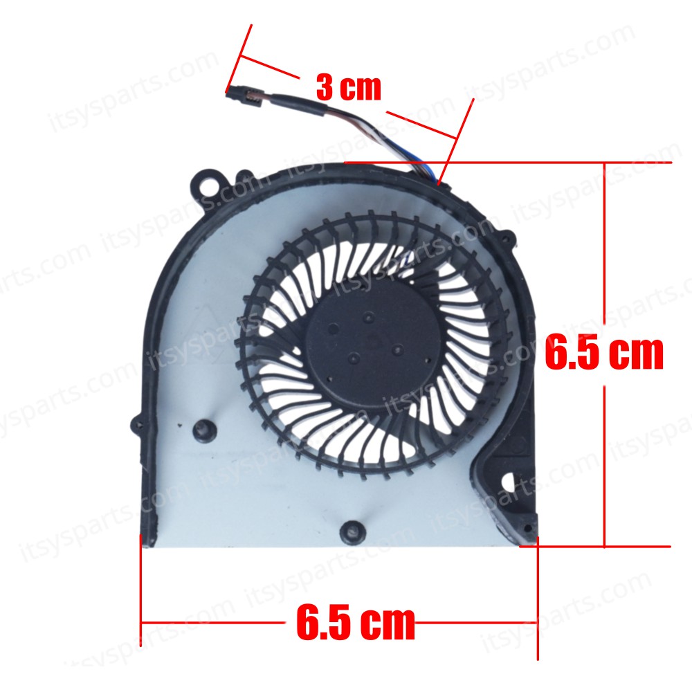 Laptop Fan - CPU Cooling Fan HP Elitebook 745 755 840 848 G3 G4 MT42 MT43 821163-001 (Ref. 80688)
