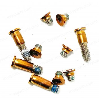 Apple MacBook Air 2018 2019 2020 Bottom Case 10 Screws Set Gold for A1932 A2179 A2337 (Ref. 1-APL0093)