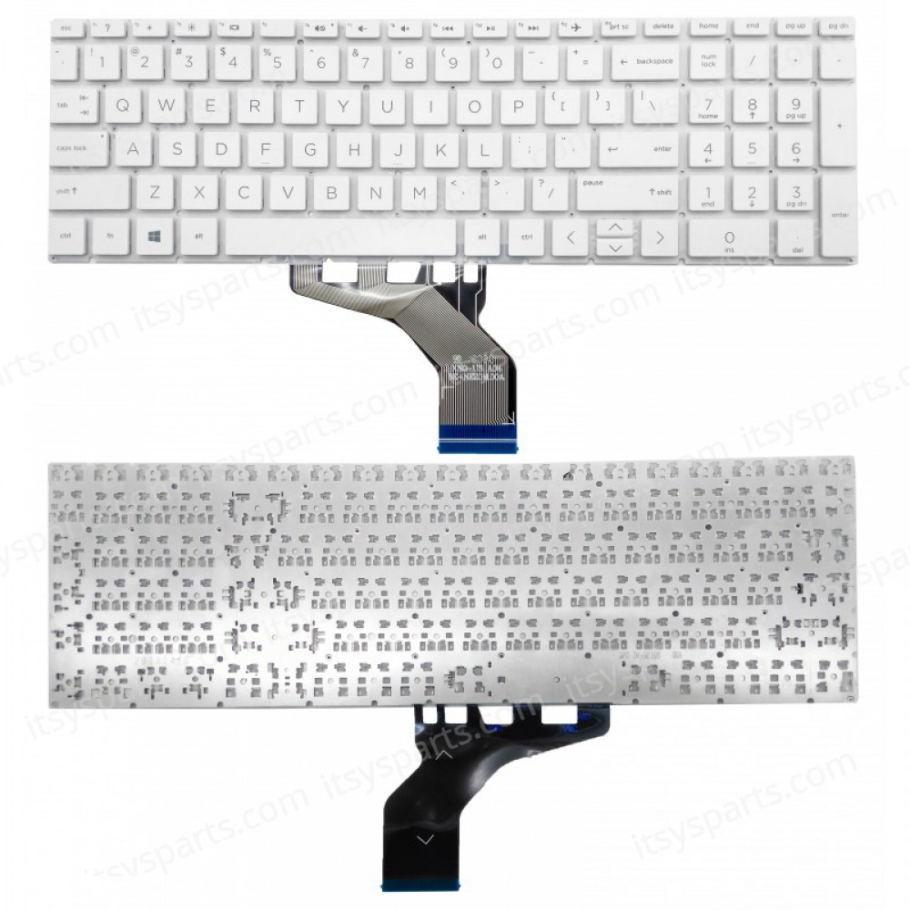 Laptop Keyboard HP Spectre x360 - 15-df0001nv OEM High Quality (Ref.40549USNFRWHITE)