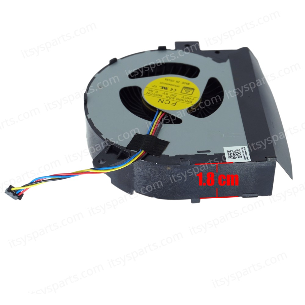Laptop Fan - CPU Cooling fan for ASUS ROG G752 G752V G752VY G752VY-RH71 GFX72V GFX72VY G752VS G752VSK DFS2004058I0T FHCV MF75090V1-C520-S9A DFS2010058I0T OEM (Ref. 80799)