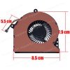 Laptop Fan - GPU Cooling fan for ASUS ROG G752 G752V G752VY G752VY-RH71 GFX72V GFX72VY G752VS G752VSK DFS2004058I0T DFS2010058I0T FHCW 1.8CM THICK (Ref. 80800)
