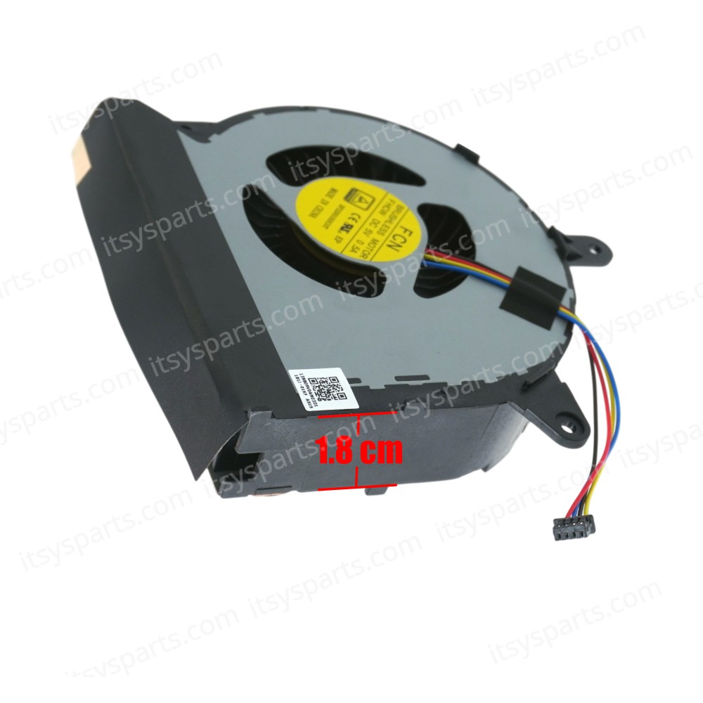 Laptop Fan - GPU Cooling fan for ASUS ROG G752 G752V G752VY G752VY-RH71 GFX72V GFX72VY G752VS G752VSK DFS2004058I0T DFS2010058I0T FHCW 1.8CM THICK (Ref. 80800)