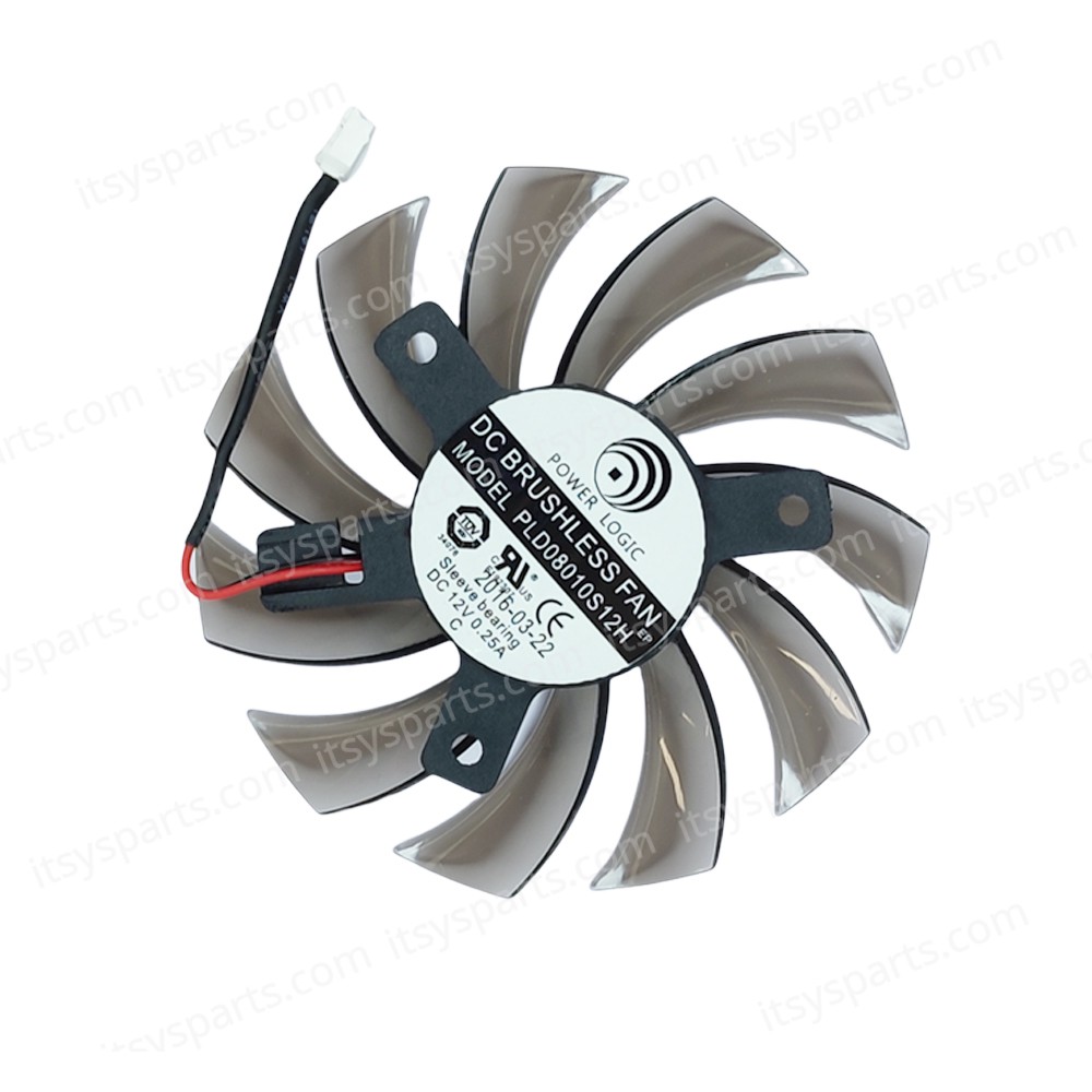 Fan - GPU Cooling Fan for Asus GTX460 GTX470 GTX570 GTX580 GTX670 T128010SM 75MM 40MM OEM(Ref. 80823)