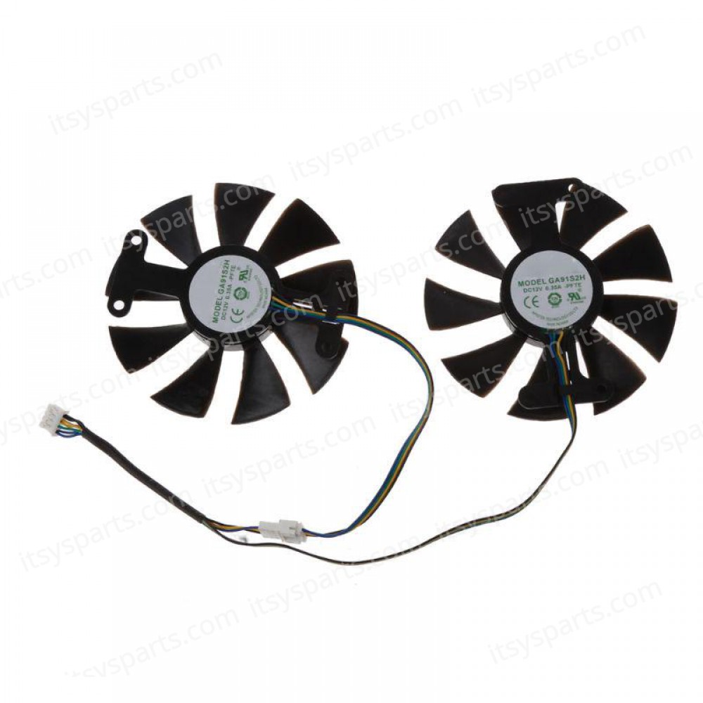 Fan - GPU Cooling Fan for Galax GeForce GTX950 GTX960 GTX 1060 EXOC Black 6GB GA91S2H 85MM 24-72MM OEM(Ref. 80838)