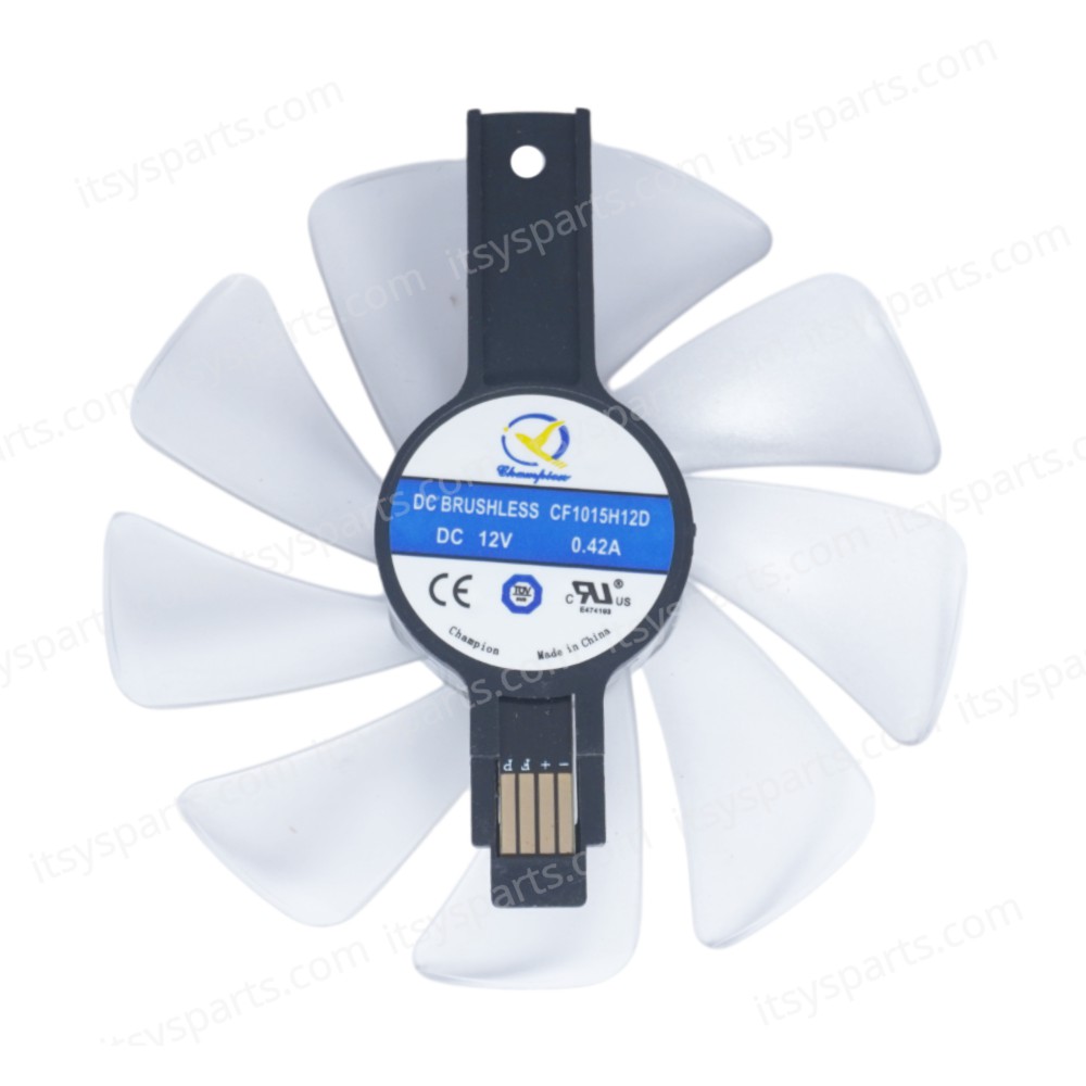 GPU Cooling Fan for Sapphire Nitro+ RX590 RX580 RX570 RX480 RX470 CF1015H12D WHITE 95MM 82MM ( SKU.80843 )