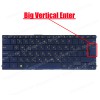 Laptop Keyboard Asus Zenbook UX490 UX490U UX490UA Laptop Keyboard GR BLUE With Backlit OEM (Ref. 40634GRBLUEBACKLIT)
