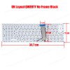 Laptop Keyboard for Asus X556 X556L X556U X556UA X556UB X556UF X556UJ X556UQ X556UR X556UV A556UV 9Z.N8SSQ.001 OKNBO-6122US0Q AEXJB00110 UK No Frame Black ( SKU.40440UK) 