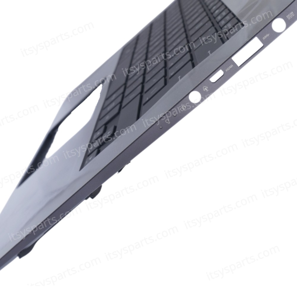 Greek Laptop Keyboard Palmrest for Asus ZenBook UX305 UX305CA UX305UA UX305UAB UX305LA UX305FA 90NB0AB1-R31GR0 0KNB0-3131GR00 PK1319Y934S GR Gray ( SKU.40641GRGREYPALM )