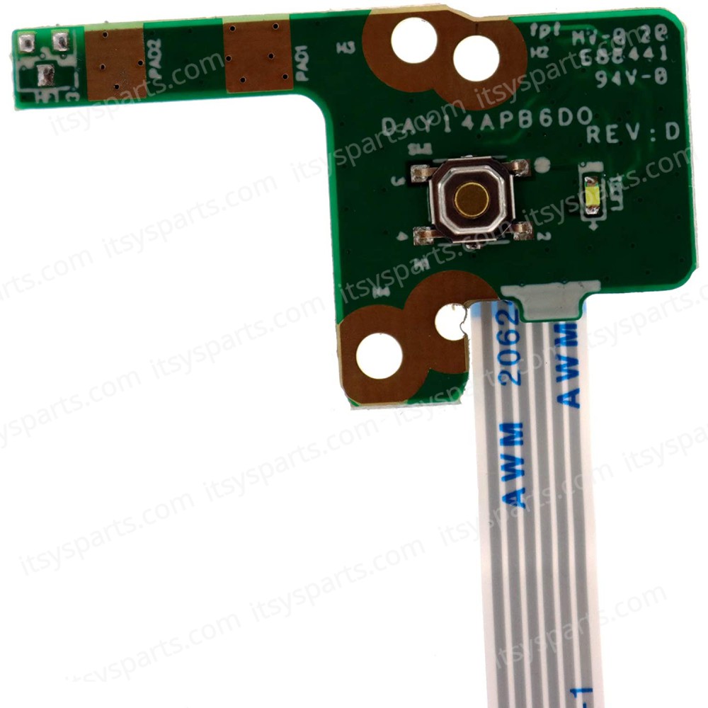 Power Button Board - Power Button Board with Cable for HP 15-p 15-k 14-p 17-p 15-P000 15-K 15T-K000 15-P030nr DAY14APB6D0 762496-001 (Ref. 1-BRD067)