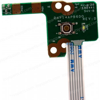 Power Button Board - Power Button Board with Cable for HP 15-p 15-k 14-p 17-p 15-P000 15-K 15T-K000 15-P030nr DAY14APB6D0 762496-001 (Ref. 1-BRD067)