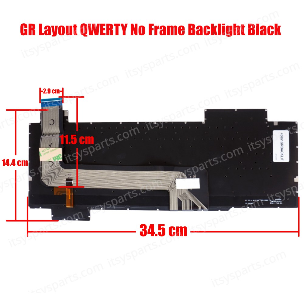 Greek Laptop Keyboard for Asus FX63 FX503 FX503V FX503VD FX503VD-WH51 FX503VM FX503VM-EH73 Backlit Keyboard GR backlit OEM (SKU.40651GRBACKLIT)