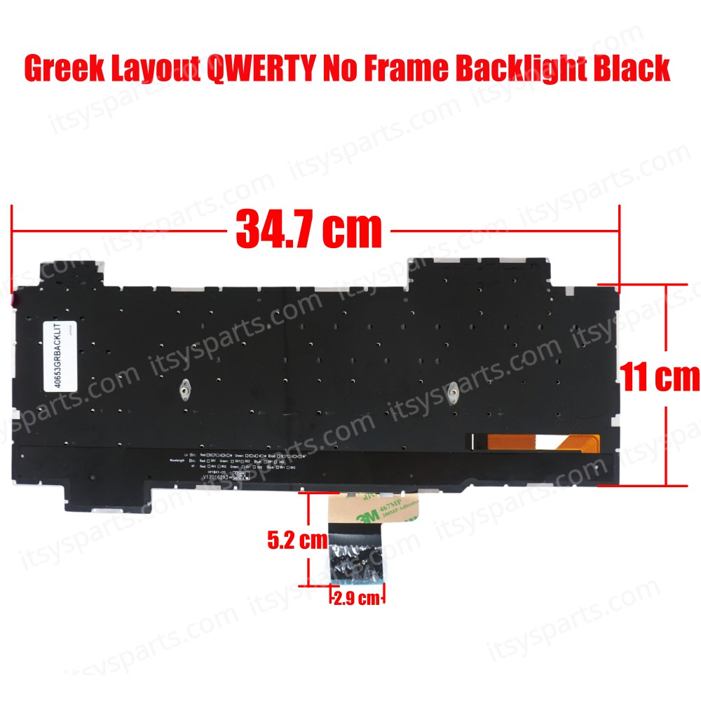 Laptop Keyboard for Asus GL504G GL504GM GL504GS GL504GV GL504GW Backlit Keyboard GR backlit (SKU.40653GRBACKLIT)